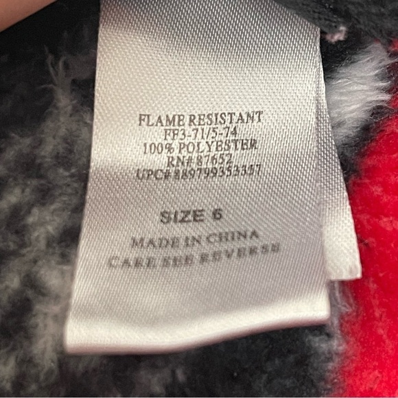 Star Wars Kids Fuzzy Robe Size 6 - Picture 4 of 5